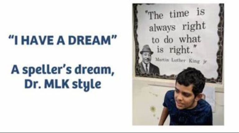 I HAVE A DREAM FOR NONSPEAKERS